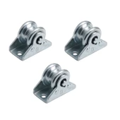 Muhafazalı Metal Ray Makara 30 mm Sürgülü Kapı Raylı Sistem Dayanıklı Galvanizli Tekerlek Mekanizma thumbnail 5