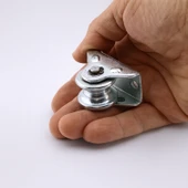 Muhafazalı Metal Ray Makara 30 mm Sürgülü Kapı Raylı Sistem Dayanıklı Galvanizli Tekerlek Mekanizma thumbnail 4