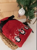 Pamuklu 2'li Şirin & Modern Nakışlı Hediyelik Havlu Seti Baveno thumbnail 2