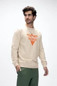 BAD BEAR MOUNTAIN CREWNECK / BEIGE ERKEK SWEATSHİRT thumbnail 4