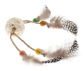 Gigwi Ahşap Toplu Kahverengi Tüylü Kedi Oyuncagı thumbnail 3