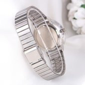 Gümüş Renk Roma Rakamlı Çelik Kordonlu Pinkoli Kadın Kol Saati ST-303980 thumbnail 2