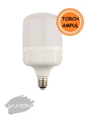 Wuvera 30W Torch Mega LED Ampul – E27 Duylu, Enerji Tasarruflu Ultra Parlak Beyaz Işık thumbnail 2