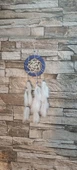 Düş Kapanı Araba Dikiz Ayna Duvar Süsü Hand Made Dreamcatcher Rüya Kapanı - 3