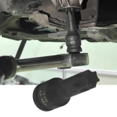 1/2" Torx Bits Lokma Seti 9 Parça T20 T25 T30 T40 T45 T50 T55 T60 T70 CR-MO Uzunluk:78 mm Tork thumbnail 5