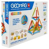 Geomag Supercolor Panels Manyetik Zeka Oyunu 60 Parça Eğitici Yetenek Geliştiren Oyuncak - 1