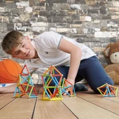 Geomag Supercolor Panels Manyetik Zeka Oyunu 60 Parça Eğitici Yetenek Geliştiren Oyuncak - 8