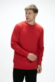 BAD BEAR CORNER CREWNECK / CRIMSON RED ERKEK SWEATSHİRT KIRMIZI thumbnail 4