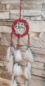 Düş Kapanı Araba Dikiz Ayna Duvar Süsü Hand Made Dreamcatcher Rüya Kapanı - 2