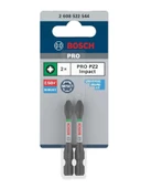 Bosch Impact Yıldız Bits Uç PZ2x55 mm 2li - 2