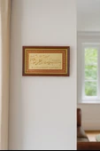 Besmele Tablosu – Arapça ve Türkçe Okunuşlu – 11x21 cm Şık Dekoratif Dua Tablosu - 1