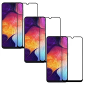 Samsung Galaxy A23 Uyumlu Tam Kaplayan Kalın Parlak 5D Ekran Koruyucu x3 - 1