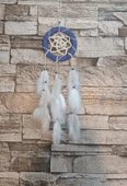 Düş Kapanı Araba Dikiz Ayna Duvar Süsü Hand Made Dreamcatcher Rüya Kapanı - 2