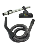 Vestel Uyumlu Tsunami A8100 Süpürge Çelik Telli Hortumu Seti thumbnail 1