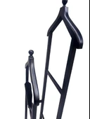 Dilsiz Uşak 2 Li 90533 Model Parlak Lake Siyah EL Yapımı - 3