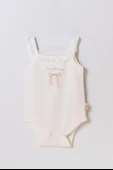 Bebek 2li Askılı Zıbın Body %100 Organik Pamuk - Bebek ve Yenidoğan Serisi - csy8135 - 2