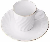 Porland Altın Yaldız 6 Kişilik Kahve Takımı 80cc thumbnail 2