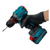 Catpower E1010 Çift Akü Çantalı Kömürsüz Li-ion 20V 2.0Ah Profesyonel Matkap Güçlü Vidalama Seti thumbnail 4