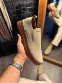 Knack Bağcıksız Mevsimlik Süet Ayakkabı 019 Vizon thumbnail 2