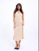 6840 ELBİSE-BEJ - 1