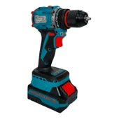 Catpower E1010 Çift Akü Çantalı Kömürsüz Li-ion 20V 2.0Ah Profesyonel Matkap Güçlü Vidalama Seti thumbnail 8