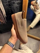 Knack Bağcıksız Mevsimlik Süet Ayakkabı 019 Camel (Süet) thumbnail 2