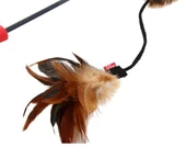 Gigwi 7014 Feather Teaser Kedi Oltası Kuyruklu Doğal Tüy thumbnail 3