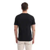 Erkek Marka Yazılı T-shirt - 8