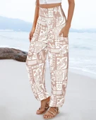 Kadın Desenli Süprem Pantolon - 2