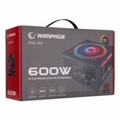 Rampage RGB-600 RGB 600W 80+ Bronz Güç Kaynağı thumbnail 1