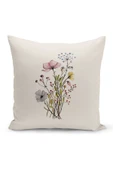 Bertille Home Flower Bahar Serisi Çift Tarafı Dijital Baskılı 4'lü Kırlent Kılıfı Seti (Spring) - 3