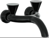 Vitra Liquid Duvardan Lavabo Bataryası, Parlak Siyah, A4274839 thumbnail 1