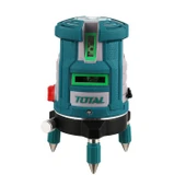 Total TLL305205 Lazer Terazi 5 Çizgi Yeşil Işın Otomatik Hizalama Profesyonel İnşaat 360 Ölçüm Aleti thumbnail 6