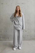 Gri 3-İplik Comfort Ceket Ve Pantolon Takım - 2