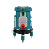 Total TLL305205 Lazer Terazi 5 Çizgi Yeşil Işın Otomatik Hizalama Profesyonel İnşaat 360 Ölçüm Aleti thumbnail 7