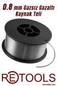 GAZSIZ GAZALTI KAYNAK MAKİNESİ TELİ 0.8 MM 1KG - 1