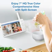 VTech Kamera ve Ses Özellikli, Pan Tilt Zoom - 7 Inc IPS Ekran - 2 Kamera - 3