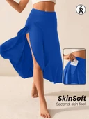 Kadın Cep Detay Taytlı Sandy Etek - 2