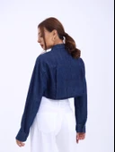 6603 KOT BLUZ-MAVİ - 4