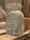 Öğrenci Sırt Okul Çantası Basit Kore Tarzı çocuk Seyahat Çantası kahve - 2