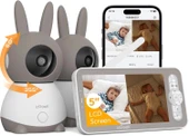 ieGeek Video Bebek Monitörü Kamerası 2K HD - 5 Inc - 2 Kamera - 1