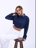 6603 KOT BLUZ-MAVİ - 3