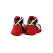 Unisex Çocuk Kırmızı Basket Spor Ayakkabı - Renkli, Rahat Günlük - 4