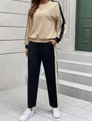 Kadın Iki Iplik şerit Detaylı Ikili Takım thumbnail 1