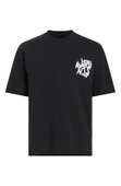 Erkek Baskılı Oversize T-shirt - Siyah - 3