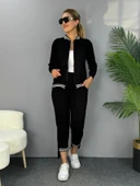 Kadın Iki Iplik Penye Kumaş Fermuar Detaylı Ribanalı Ikili Takım thumbnail 6