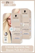 Schwarzkopf Creme Supreme Full Kit L1++ Ultra Yoğun Renk Açıcı x 2 Adet thumbnail 1