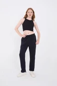 Unisex Üç İplik Basic Eşofman Pantolon - Lacivert - 3
