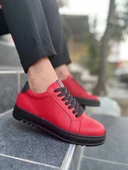 KB-DX2 Kuback Kırmızı Deri Günlük Erkek Ayakkabı thumbnail 1