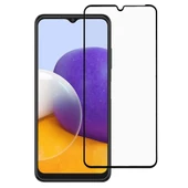 Bufalo Samsung Galaxy A22 Ekran Koruyucu 9D Temperli Cam - Siyah - 1